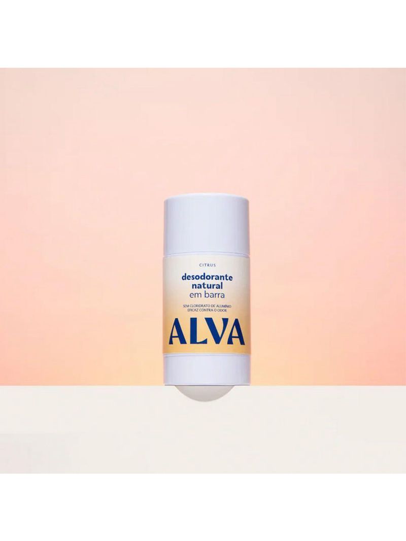 Alva Citrus Vegano - Desodorante Em Barra 55g