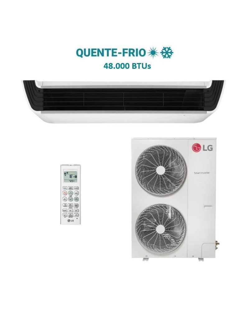 Ar Condicionado Split Teto LG 48000 BTUs Quente e Frio Inverter 220V R32 (ZVUW48GM2AAANWZBR1)