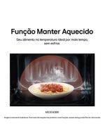 Forno micro-ondas lg ms3043br com função manter aquecido e limpa fácil - prata 220V
