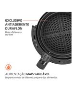 Fritadeira elétrica sem Óleo air fryer mondial af35-bf mk ne 1500w 3,5 litros - preta