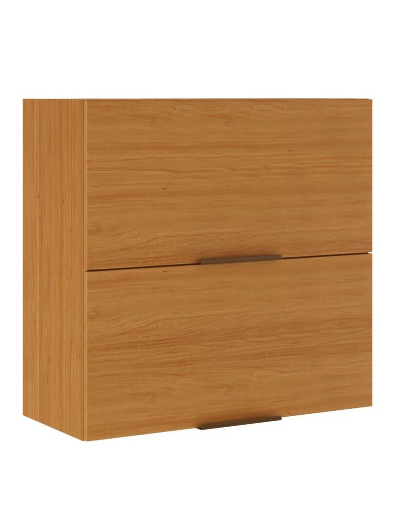 Armário aéreo itatiaia ideale com 2 portas basculantes e 70 cm de largura – cinamomo