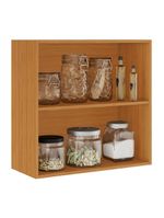 Armário aéreo itatiaia ideale com 2 portas basculantes e 70 cm de largura – cinamomo