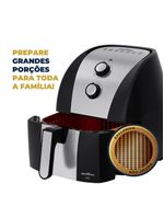 Fritadeira elétrica britânia bfr51 gold 5,5l 1500w air flow preta