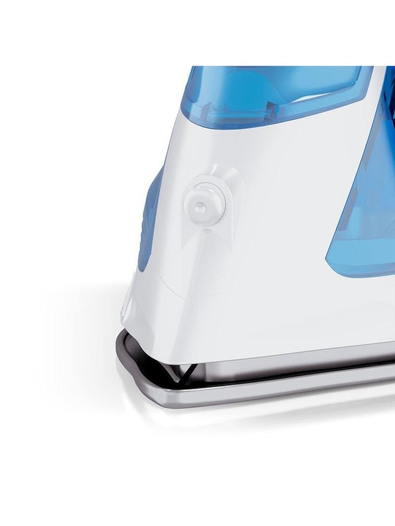 Ferro de passar britânia bf07 base antiaderente vapor vertical reservatório azul