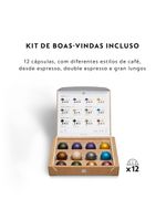Cafeteira nespresso vertuo pop com kit boas-vindas – azul pacífico