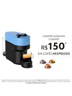 Cafeteira nespresso vertuo pop com kit boas-vindas – azul pacífico