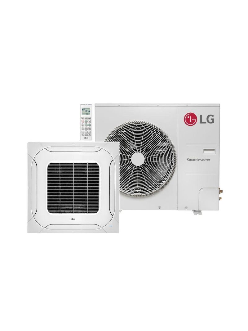 Ar Condicionado Split Cassete 4 Vias LG 60000 BTUs Quente e Frio Inverter 220V R32 (ZTUW60GMLAAANWZBR1)