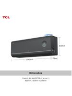 Ar Condicionado Split Inverter TCL FreshIN 30 18000 BTUs Frio Preto 220V TAC-18CFG3B-INV