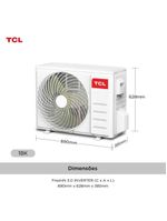 Ar Condicionado Split Inverter TCL FreshIN 30 18000 BTUs Frio Preto 220V TAC-18CFG3B-INV