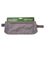 Porta dólar simples cinza