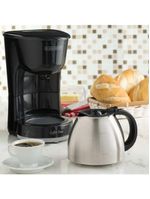 Cafeteira elétrica black+decker cm15 15 cafés jarra em inox preto 110v