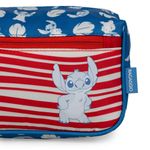 Necessaire escolar feminina stitch hapinnes azul