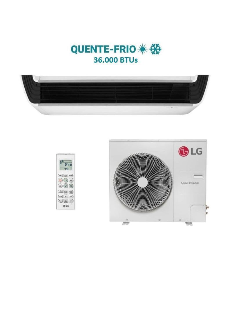 Ar Condicionado Split Teto LG 36000 BTUs Quente e Frio Inverter 220V R32 ZVUW36GM1AAANWZBR1