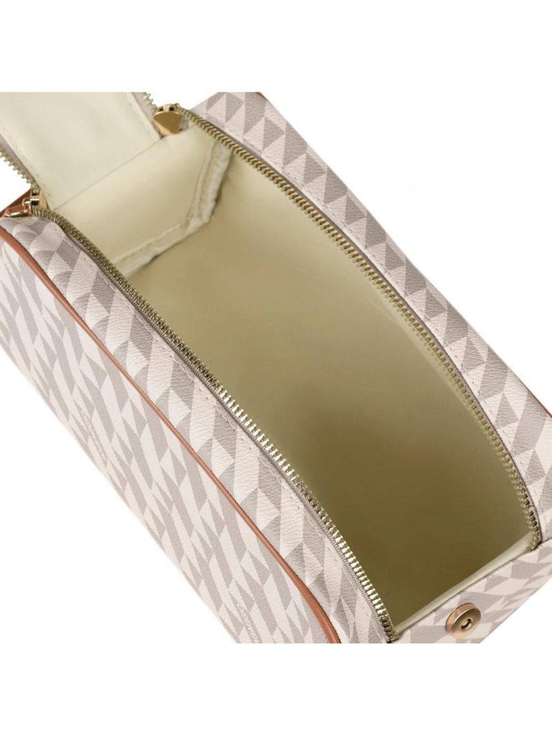 Necessaire de viagem feminina maxi monograma bg bege