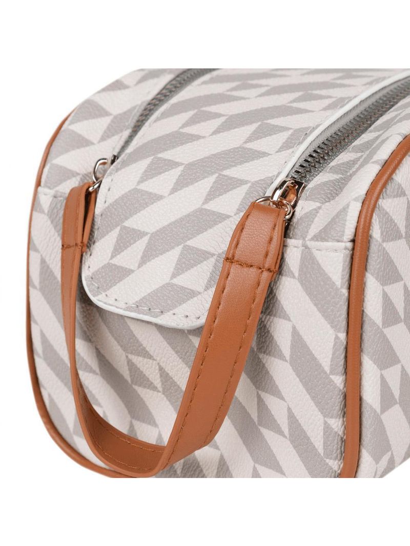 Necessaire de viagem feminina maxi monograma bg bege