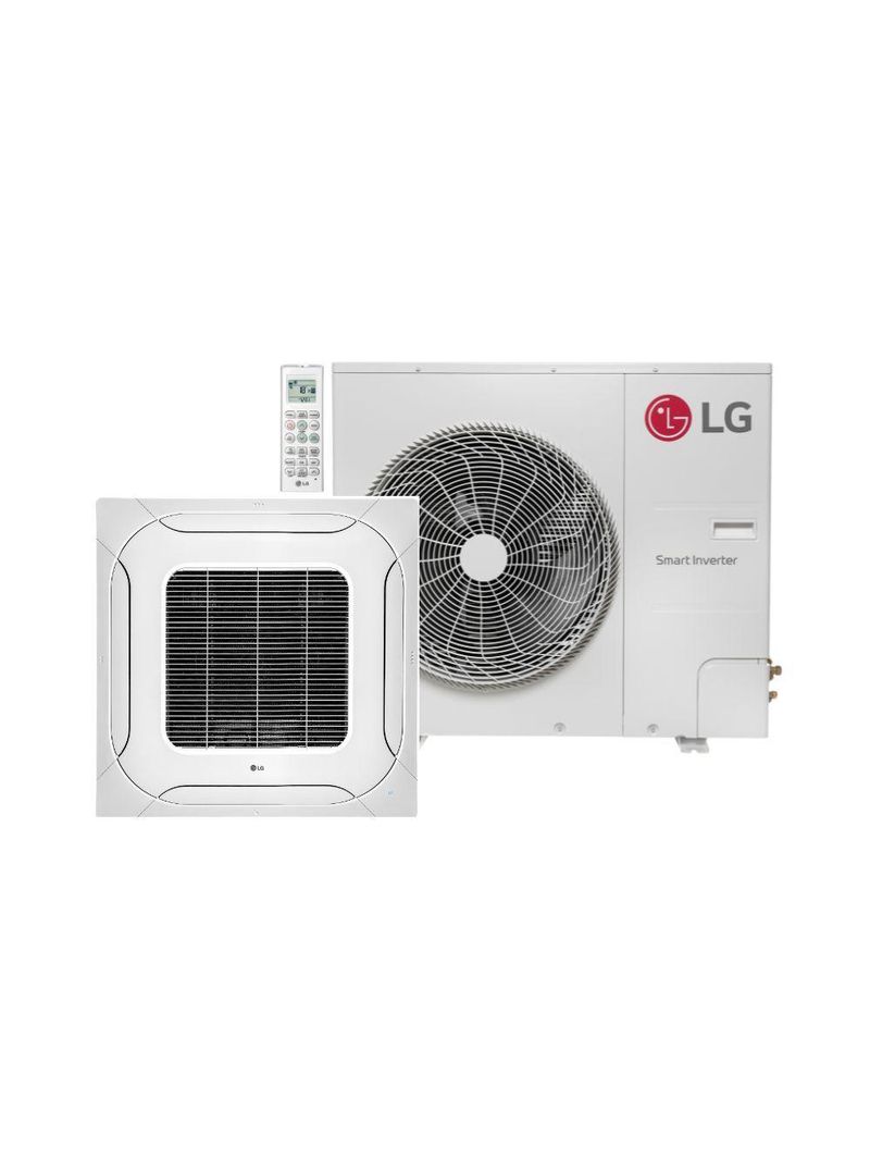 Ar Condicionado Split Cassete 4 Vias LG 36000 BTUs Quente e Frio Inverter 220V R32 (ZTUW36GNLAAANWZBR1)