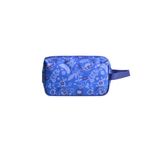 Nécessaire feminina basica stitch bloom azul escuro