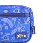 Nécessaire feminina basica stitch bloom azul escuro