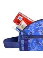 Nécessaire feminina basica stitch bloom azul escuro