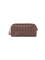 Necessaire de viagem feminina maxi monograma bg marrom
