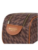 Necessaire de viagem feminina maxi monograma bg marrom