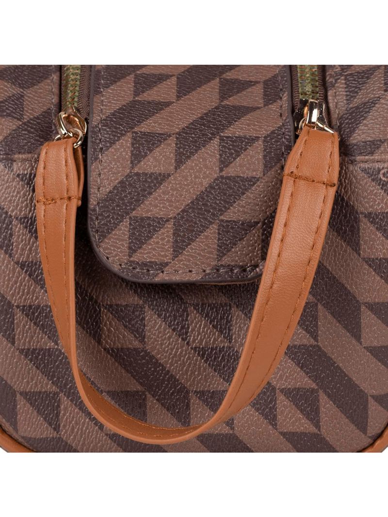 Necessaire de viagem feminina maxi monograma bg marrom