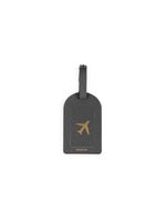 Kit etiqueta e porta passaporte travel cinza