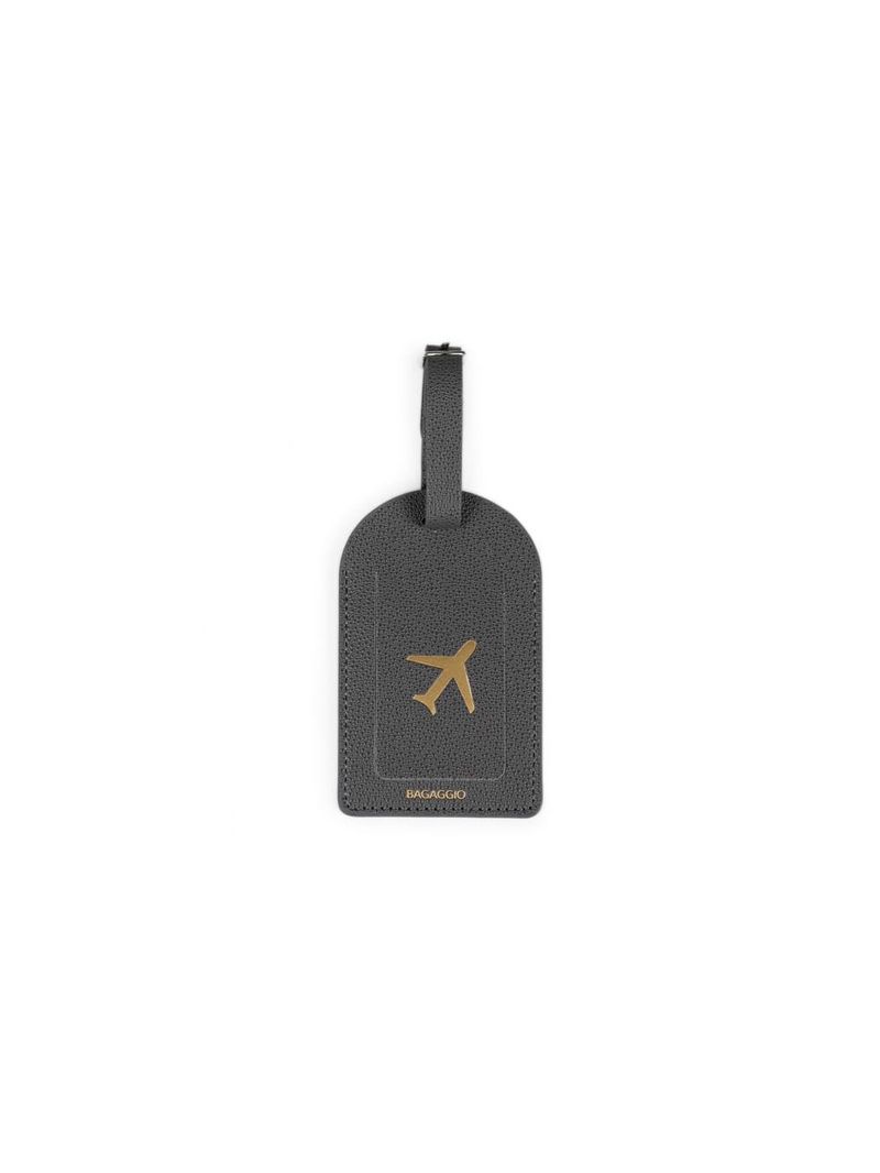 Kit etiqueta e porta passaporte travel cinza