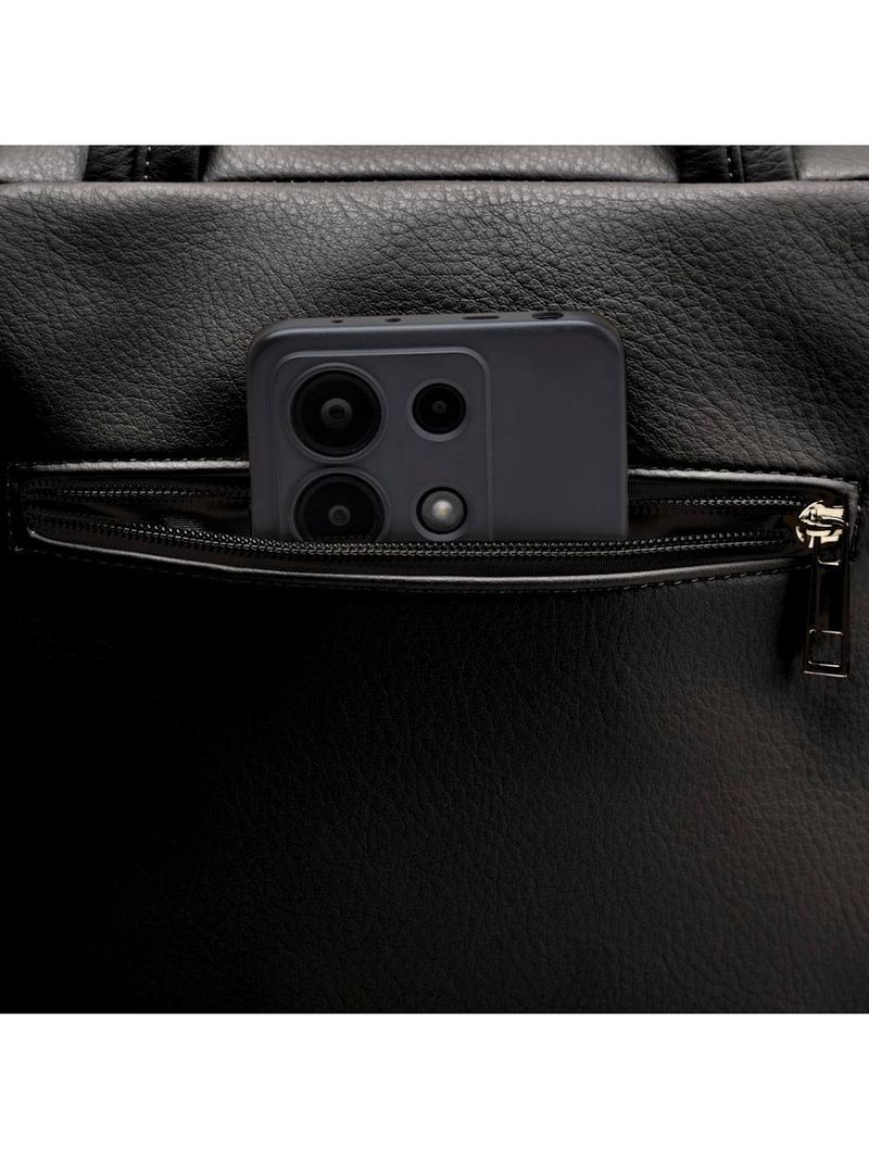 Bolsa feminina mini baú rebite preta