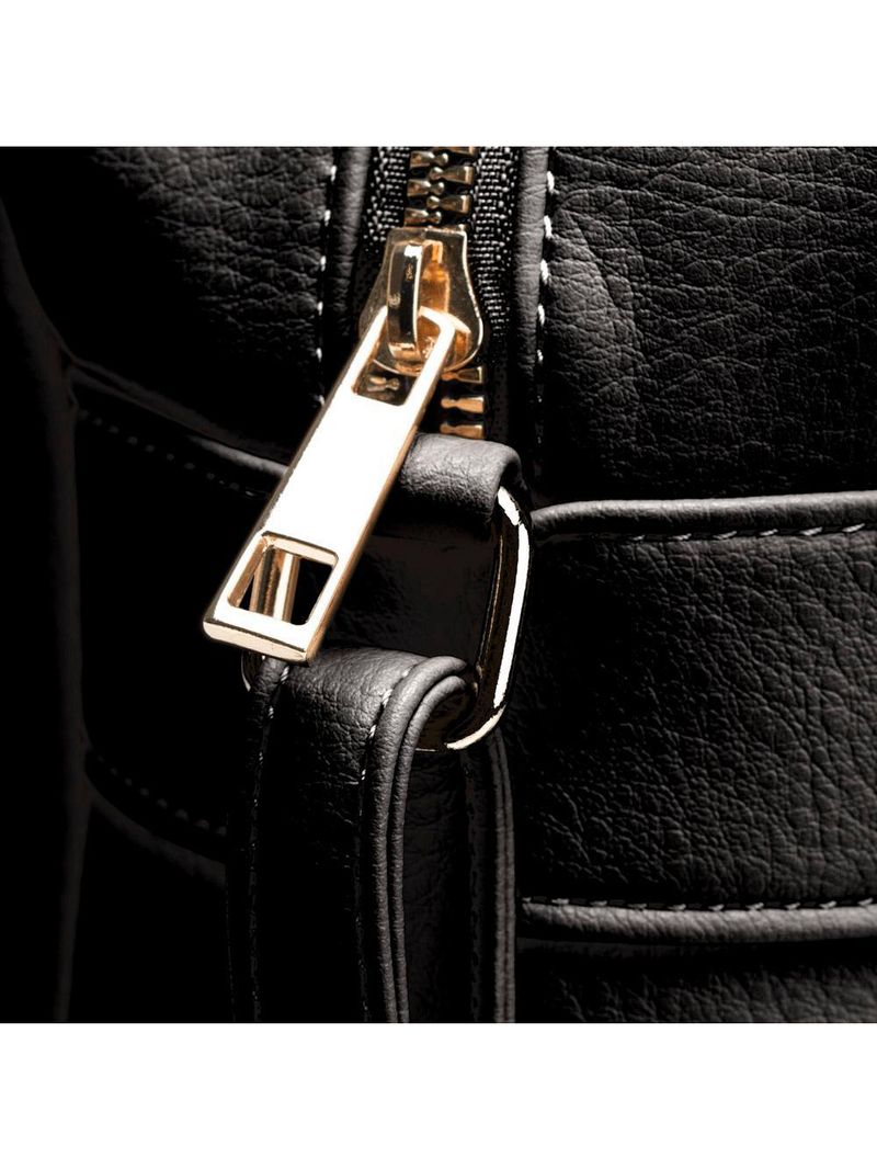 Bolsa feminina mini baú rebite preta