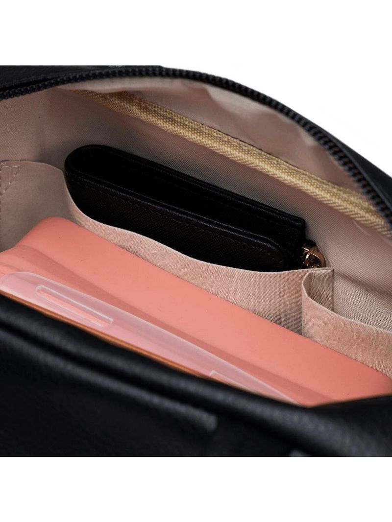 Bolsa feminina mini baú rebite preta