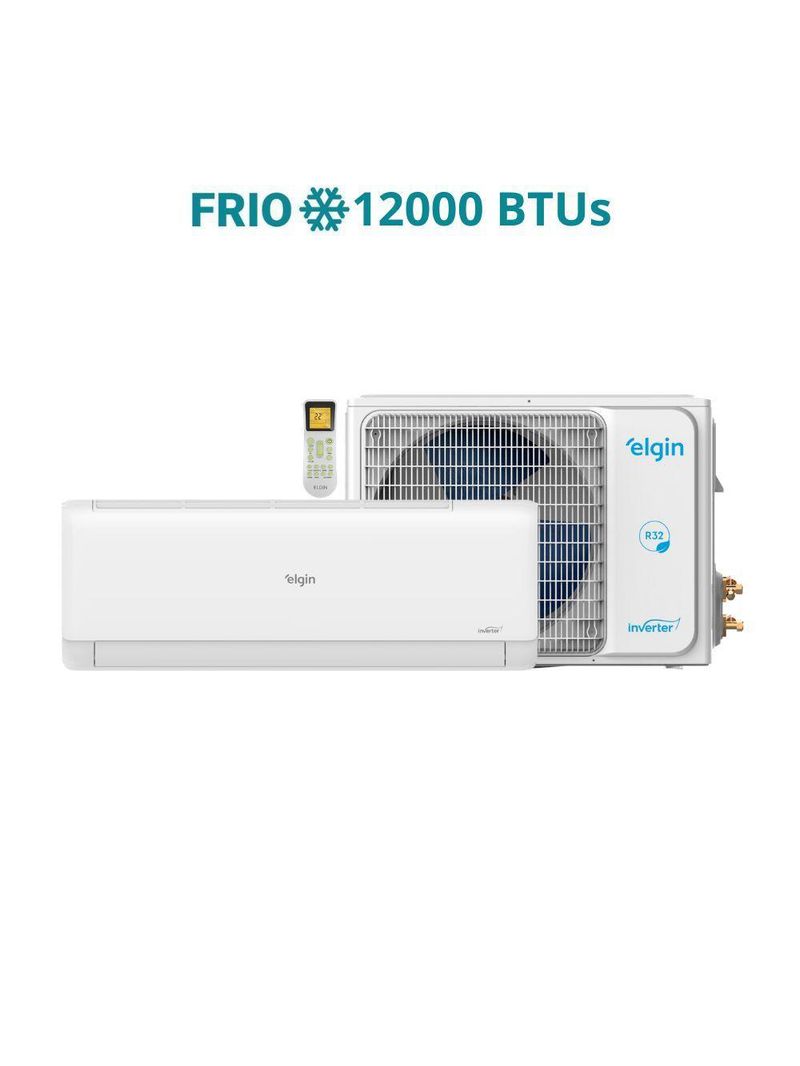 Ar Condicionado Split Elgin Eco Inverter II Wi-Fi 12000 BTUs Frio 220V HJFE12C2CF