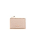 Carteira feminina média saffiano bege