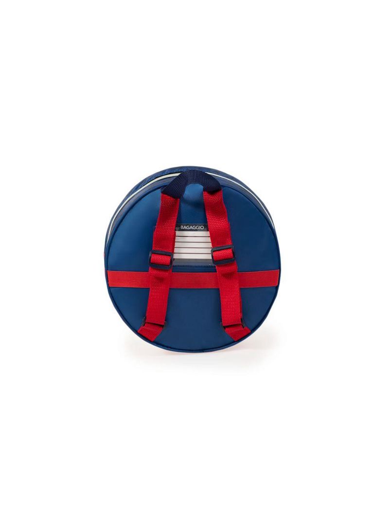 Lancheira térmica infantil masculina futebol azul