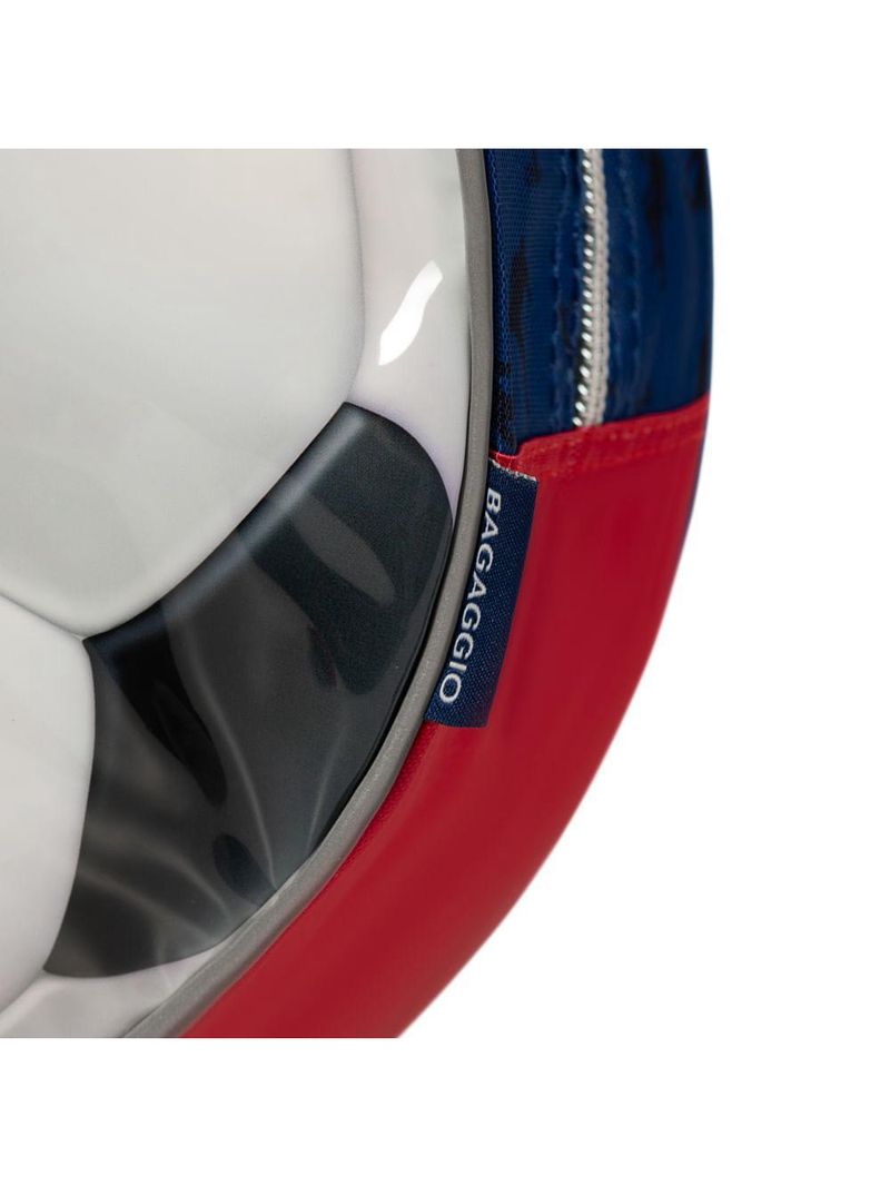 Lancheira térmica infantil masculina futebol azul