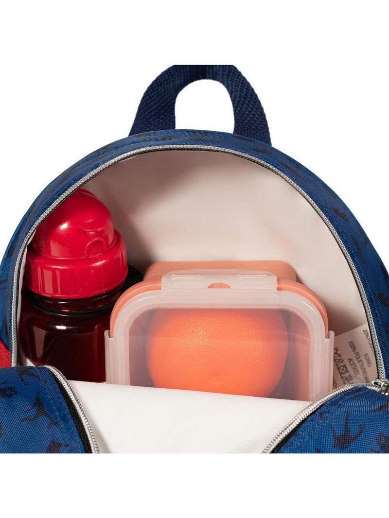 Lancheira térmica infantil masculina futebol azul