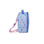 Lancheira térmica infantil feminina stitch baby azul clara