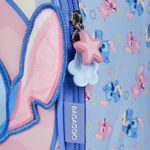 Lancheira térmica infantil feminina stitch baby azul clara