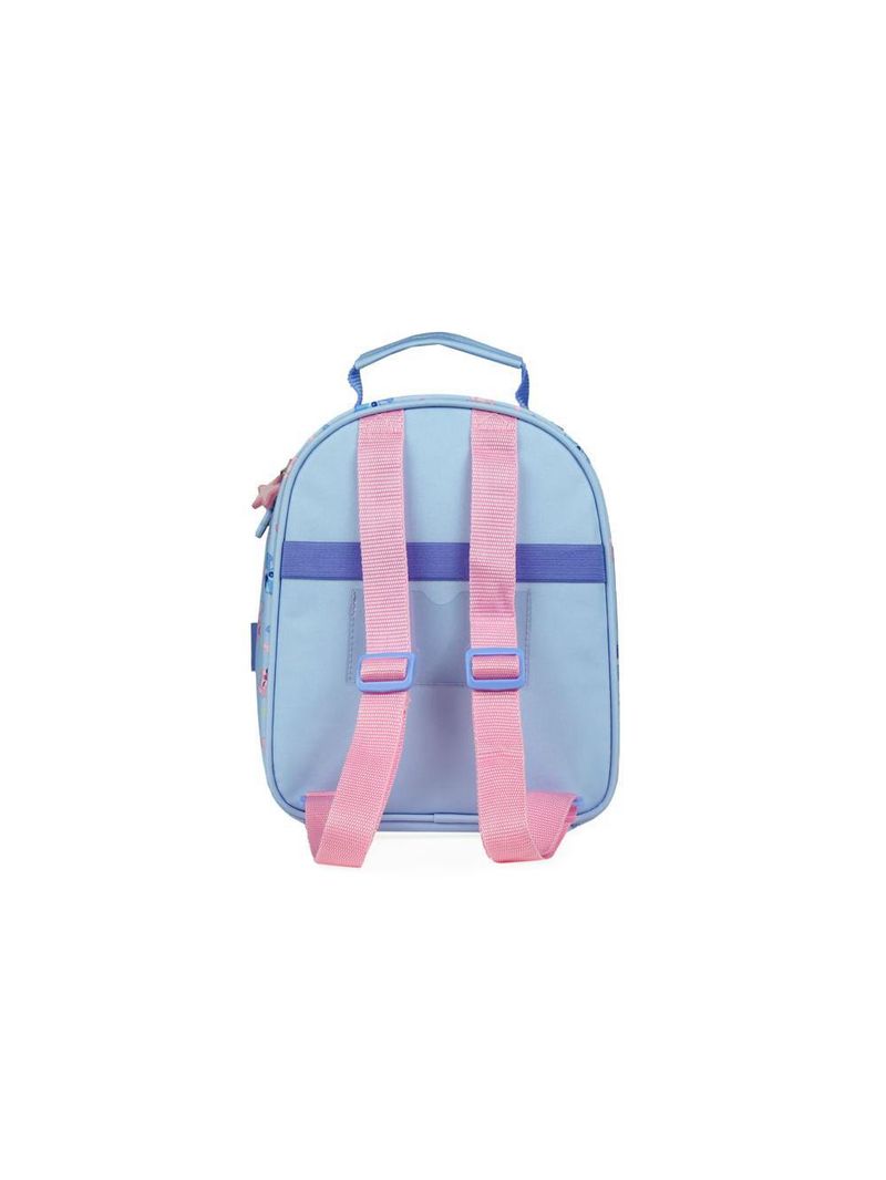 Lancheira térmica infantil feminina stitch baby azul clara