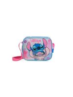 Lancheira térmica infantil feminina stitch azul