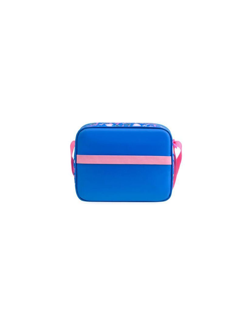 Lancheira térmica infantil feminina stitch azul