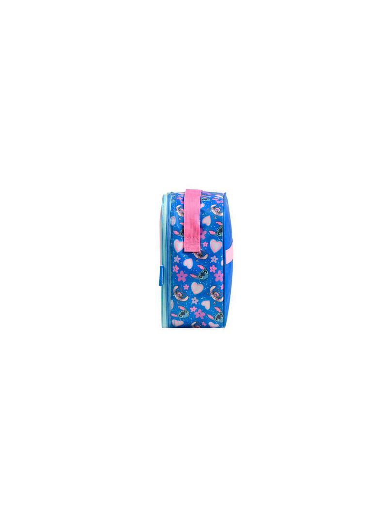 Lancheira térmica infantil feminina stitch azul