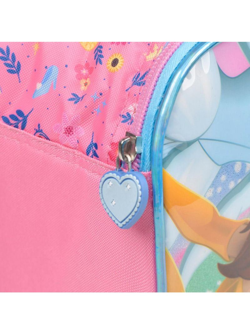 Lancheira térmica infantil feminina princesas rosa