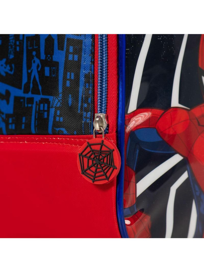 Lancheira térmica infantil masculina homem aranha azul