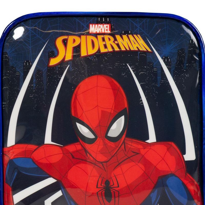Lancheira térmica infantil masculina homem aranha azul
