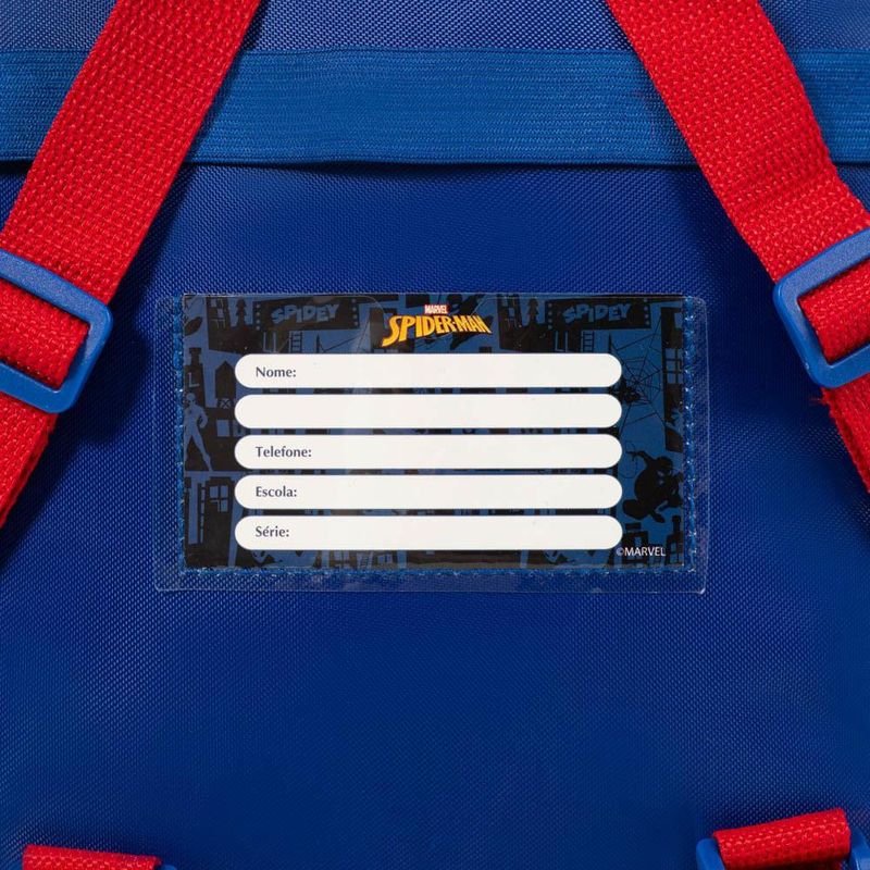 Lancheira térmica infantil masculina homem aranha azul