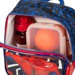 Lancheira térmica infantil masculina homem aranha azul