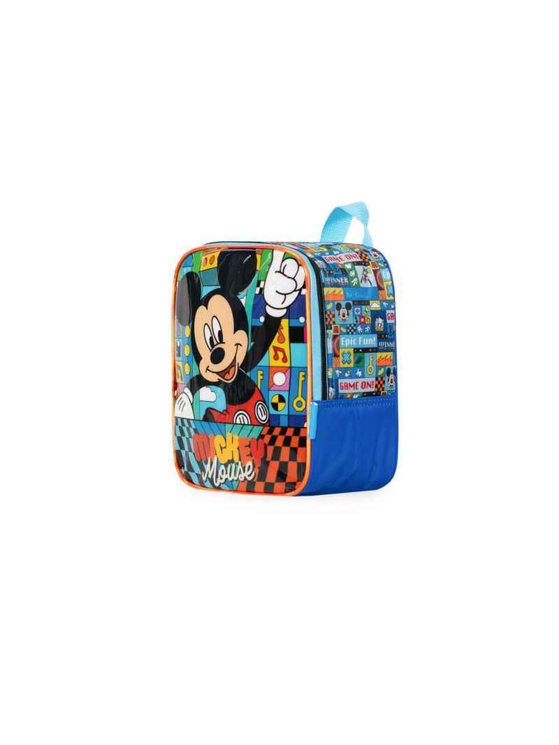 Lancheira térmica infantil masculina mickey azul