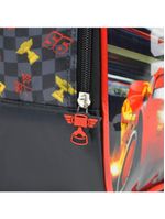 Lancheira térmica infantil masculina carros vermelha