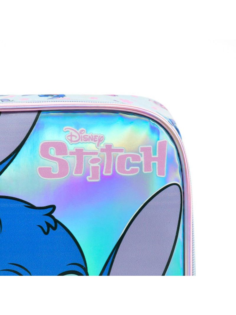 Lancheira térmica infantil feminina stitch azul